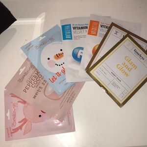 Bundle of 7 Sheet Face Masks